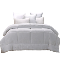 Ensemble de couette Queen moderne en polyester solide, 2 taies d'oreiller, toutes saisons, 3 pièces, personnalisable, doux, tissé, écologique, respirant