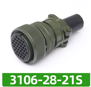 US hàng không cắm tiêu chuẩn 5015 hàng không cắm ổ cắm 37-pin nam/nữ đồng không thấm nước 26P điện MS3106A28-21S MS3102A28-21P - Product Image 6