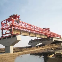 Lanceur de poutres de pont robuste pour grue à poutres, avec composants de moteur principaux incluant soudage, découpe et pliage