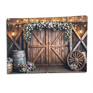 Toile de fond de photomaton double face personnalisée en tissu tendu, 20 pieds x 8 pieds, <span class=keywords><strong>prix</strong></span> de gros, conception gratuite, pour événements de mariage - Product Image 2