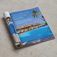 Brochure/Magazine en papier artistique personnalisé et écologique