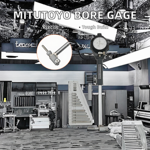 Jauge de diamètre de trou <span class=keywords><strong>Mitutoyo</strong></span> 511-713-20 en acier inoxydable avec levier, plage de 50 à 150 mm, graduation de 0,01 mm avec indicateur de cadran 2046AB - Product Image 2