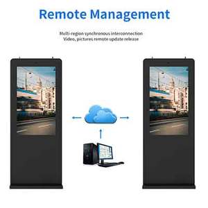 43 inch ngoài trời không thấm nước màn hình lớn quảng cáo biển quảng cáo Totem hiển thị Android kỹ thuật số biển dọc LCD Video Player - Product Image 4