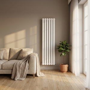 <span class=keywords><strong>Radiateur</strong></span> mural en acier blanc minimaliste à double colonne <span class=keywords><strong>pour</strong></span> chauffage à l'eau chaude, idéal <span class=keywords><strong>pour</strong></span> les espaces <span class=keywords><strong>de</strong></span> vie domestiques - Product Image 1