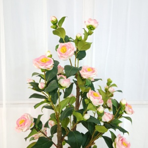 Chất Lượng Cao Phổ Biến Nhân Tạo Nhựa Cây Bonsai Trang Trí Cây Hoa Trà - Product Image 5