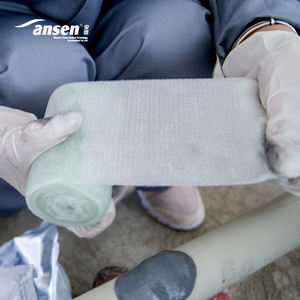 100mm X 3,6m Wrap-It Rohrreparatur-Set Bandage Stahlspachtel für Notfall-Sanitärreparaturen bei Beschädigten Und Leckenden Rohren - Product Image 4