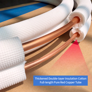 Kits de tuyaux isolés en cuivre-bronze pour climatiseur (1/<span class=keywords><strong>4</strong></span>" à <span class=keywords><strong>3</strong></span>/<span class=keywords><strong>4</strong></span>") - Raccords manuels pour climatisation domestique - Product Image 6