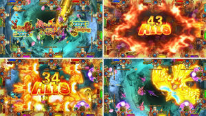 Nhà Máy Bán Hàng Đa Người Chơi 55 Inch Bằng Gỗ Cá Bảng Trò Chơi Câu Cá Huyền Thoại Của Phượng Hoàng - Product Image 5