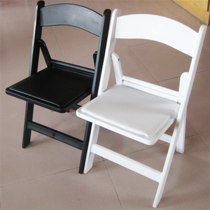 Meubles de jardin Mariage Événement Banquet Réception Blanc Plastique Pliable Pliable <span class=keywords><strong>Chaises</strong></span> Wimbledon Pour Mariage et Réception - Product Image 2