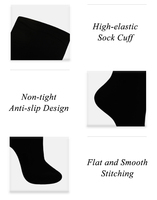 Chaussettes de compression pour mollets larges, grandes tailles pour hommes et femmes, 20-30 mmHg, soutien sportif, nylon respirant, séchage rapide, anti-fatigue, circulation
