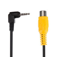 Câble adaptateur stéréo mâle 2.5mm vers prise femelle RCA, pour caméra GPS Portable, entrée vidéo multifonctionnelle
