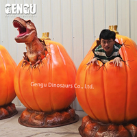 Oeufs de dinosaure en fibre de verre décoration d'halloween pour centres commerciaux lieux publics aéroports garderies jardins d'enfants photographie