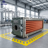 Intercooler anti-poussière pour équipement minier, échangeur de chaleur à tubes à ailettes en cuivre rouge pour système de refroidissement d'air de moteur diesel turbocompressé