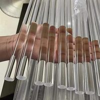 Prix usine tige à bulles acrylique transparent tiges acryliques en PMMA en fonte colorée barre en plastique solide pour rampe d'escalier décoration de la maison
