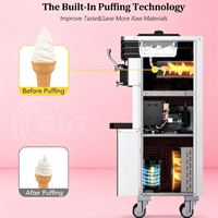 Máquina de Helados BLG de Alta Fiabilidad con Tres Sabores, Mínimos Fallos, Larga Vida Útil, Ideal para Locales Comerciales de Alimentos. Aprenda Más