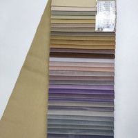 Tissus modernes 100 % polyester, anti-plis, en velours givré uni, tricotés, pour textiles de maison, rideaux et literie, teints