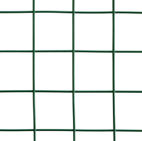 Rouleau de clôture en grillage soudé enduit de PVC, résistant à la rouille, durable, installation rapide et facile, 6 pieds, pour jardin, volière, cage pour animaux, usage agricole