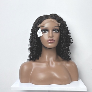 Pelucas de Cabello Humano con Frente de Encaje Transparente HD, Color Castaño Oscuro, Ondulado Profundo, Cabello Virgen Remy de Vietnam, 180% de Densidad, Pelucas con Raya en el Medio - Product Image 4