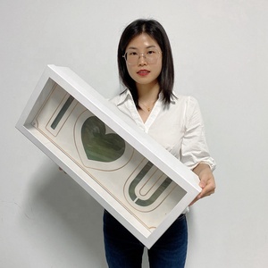 Cajas <span class=keywords><strong>florales</strong></span> para el día de la madre, embalaje de regalo de corazón de amor, i love you, caja de flores <span class=keywords><strong>con</strong></span> plegable, nuevo diseño - Product Image 1