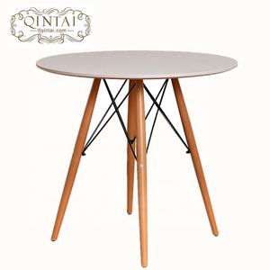 <span class=keywords><strong>Mesa</strong></span> de comedor redonda de madera MDF, venta al por mayor, proveedores de China, nueva producción, aspecto escandinavo, estilo nórdico, 60cm70cm80cm - Product Image 3