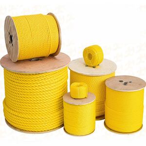 ผู้จัดจำหน่ายส่งเชือก HDPE 3 เส้น เชือกพลาสติก PE แบบเกลียว เชือกตกปลา เชือก PP ไนลอน เชือกสำหรับบรรจุภัณฑ์ - Product Image 1