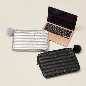 Kawail Stylish Striped Cloud Design <b>Laptop</b> <b>Carry</b> Case Elegant Picnic <b>Bag</b> - Product Image 4