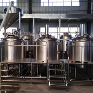 Equipo de Elaboración de Cerveza de Alta Productividad Shandong <span class=keywords><strong>Hermann</strong></span> 2000-5000L con Recipiente a Presión Central 220V/380V 2.2kW - Product Image 2