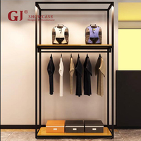 Étagère de présentation de vêtements de table pour femmes et hommes pour magasin de vêtements