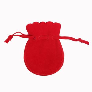 Bolsitas de Terciopelo con Cordón, Forma de Calabaza, 2.8x3.6 Pulgadas, Nuevas, Multicolores, para Joyería, Fiestas, Bodas, Cumpleaños - Product Image 6