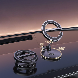 2023 thiết kế mới biểu tượng tùy chỉnh 360 độ xoay điện thoại từ núi Xe bảng điều khiển kép nam châm xe người giữ điện thoại - Product Image 3