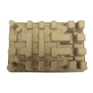 Sinh Thái Thân Thiện Với Sản Phẩm Đúc Nhà Sản Xuất Khô Báo Chí Tái Chế Giấy Bột Giấy Chèn Bột Giấy Gói Tùy Chỉnh Bột Giấy Khay - Product Image 4