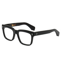 Nouvelles lunettes de myopie unisexe de style punk européen et américain, monture épaisse, forme originale, vert nuit, haute brillance, anti-radiation