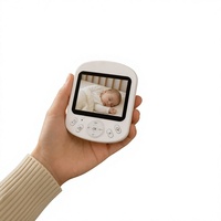 Babyphone avec caméra, vision nocturne, communication bidirectionnelle et berceuses apaisantes, écran couleur portable, sans Wi-Fi, caméra bébé V11