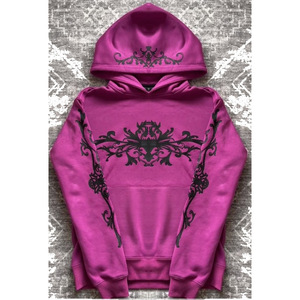 Sudadera con capucha de manga larga holgada de poliéster con estampado oscuro personalizado estilo <span class=keywords><strong>anime</strong></span> europeo-americano vintage - Product Image 1