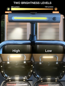 Lampe de gril conçue pour Blackstone Griddle et <span class=keywords><strong>Weber</strong></span> Grill Aluminium Magnétique LED <span class=keywords><strong>Barbecue</strong></span> Grill Light Support Réglable à 360 Degrés - Product Image 5
