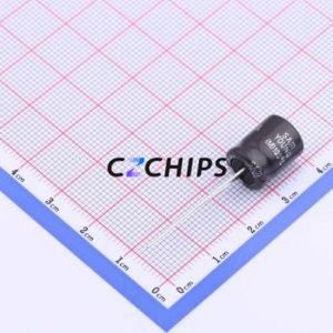 Condensador Electrolítico de Aluminio NXA25V330M10*12.5 LO de Montaje Pasante, D10xL12.5mm 330uF 20% 25V 865mA-100kHz - Product Image 2