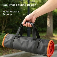 Sac à outils multifonctionnel enroulable pour la maison, plusieurs poches, en tissu Oxford durable, pochette de rangement pour l'installation