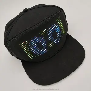 Cappellino da Baseball con Luci LED - Cappello Programmabile Controllato da App per Smartphone - Cappello LED Luminoso per Rave - Cappellino da Baseball Illuminato - Product Image 3