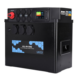 Centrale Électrique Portable Solaire 5000W Générateur 2000W 3000W 1000W 110V 220V Batterie Intégrée LiFePO4 DIY 3840Wh 2400W - Product Image 3