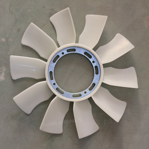 Geling ใบพัดของตัวถังรถบรรทุกอัตโนมัติ10ชิ้น, ใบพัดพัดลมระบายความร้อนด้วย8970786620สำหรับ <span class=keywords><strong>Isuzu</strong></span> <span class=keywords><strong>NPR</strong></span> NQR 700P Elf ข้ามรถบรรทุก - Product Image 1