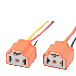 Conector de Enchufe de Cerámica H4 para Faros de Coche, Retardante de Llama a Alta Temperatura, Venta al por Mayor de Fábrica, Accesorios de <span class=keywords><strong>Aire</strong></span> Multicolor a Granel - Product Image 2