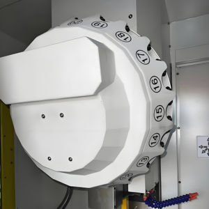 Centro de Taladrado y Roscado <span class=keywords><strong>CNC</strong></span> Vertical Directo de Fábrica con Control GSK, Husillo Único Automático, Recorrido de 700x400x330mm para Piezas de Acero - Product Image 4