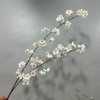 Fleurs artificielles en soie effet naturel, mini pampilles de fleurs de poirier, pour mariage, style zen, décoration suspendue pour arbre de cerisier, vente en gros