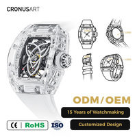 Montres de sport de luxe légères pour hommes Montres mécaniques automatiques ultra-légères Montres pour hommes tendance d'affair