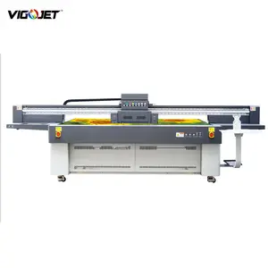VIGOJET-cabezales de impresión de metal y vidrio, impresora Richo VJ-2513 UV plana importada, proveedor superior de China