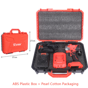 Sẵn sàng để tàu 21V 2000mAh Li-ion Battery Powered không chổi than điện cờ lê không dây tác động cờ lê hiệu suất cao công cụ - Product Image 4