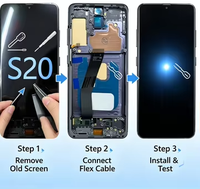 Layar LCD Touchscreen Perakitan untuk Samsung S8 S9 S10 S10+ S20 S21 FE 5G S23 S23+ Ultra Pengganti Layar Digitizer