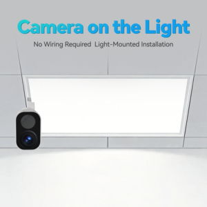 Cámara YIMMET <span class=keywords><strong>en</strong></span> el Panel de Luz, Cámara WiFi Montada <span class=keywords><strong>en</strong></span> <span class=keywords><strong>la</strong></span> Luz, Sin Cables, Ahorro de Espacio, 2K HD, Batería Interna de Doble Potencia, Control por Aplicación - Product Image 1