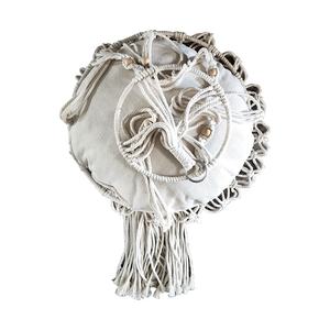 Hamac bohème pour animaux de compagnie, en dentelle, main, fil de coton tissé, panier suspendu en macramé, nid pour chat et chien - Product Image 5