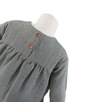 Patrons de couture pour filles et bébés Robes à épaules tombantes Manches longues Manches courtes Col rond Personnalisé